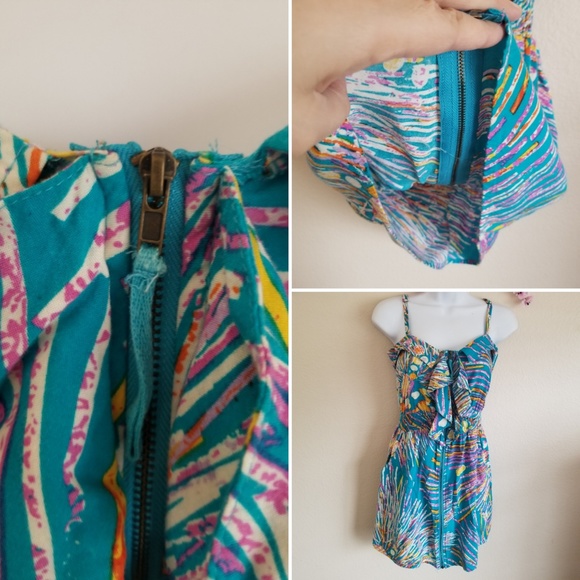 AKIRA multicolor starburst strap Dress small - Picture 8 of 9